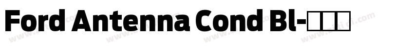 Ford Antenna Cond Bl字体转换